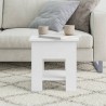 Table basse Blanc 40x40x42 cm Bois d'ingénierie 582568582568