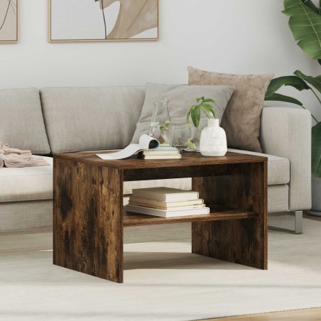 Table basse Chêne fumé 60 x 50 x 40 cm Bois d'ingénierie 582570582570