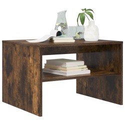 Table basse Chêne fumé 60 x 50 x 40 cm Bois d'ingénierie 582570582570