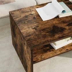 Table basse Chêne fumé 60 x 50 x 40 cm Bois d'ingénierie 582570582570