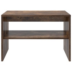Table basse Chêne fumé 60 x 50 x 40 cm Bois d'ingénierie 582570582570