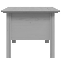 Table basse BODO gris 100x55x46 cm bois de pin massif 582572582572