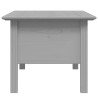 Table basse BODO gris 100x55x46 cm bois de pin massif 582572582572