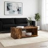 Table basse Chêne fumé 90 x 50 x 33 cm Bois d'ingénierie 582573582573