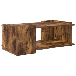 Table basse Chêne fumé 90 x 50 x 33 cm Bois d'ingénierie 582573582573