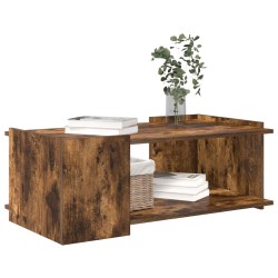 Table basse Chêne fumé 90 x 50 x 33 cm Bois d'ingénierie 582573582573