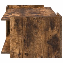 Table basse Chêne fumé 90 x 50 x 33 cm Bois d'ingénierie 582573582573