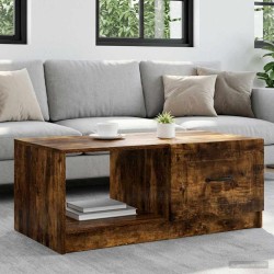 Table basse Chêne fumé 90 x 50 x 37 cm Bois d'ingénierie 582574582574
