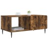 Table basse Chêne fumé 90 x 50 x 40 cm Bois d'ingénierie 582575582575