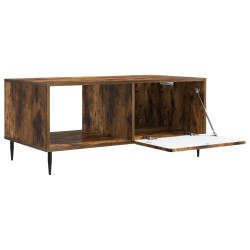 Table basse Chêne fumé 90 x 50 x 40 cm Bois d'ingénierie 582575582575