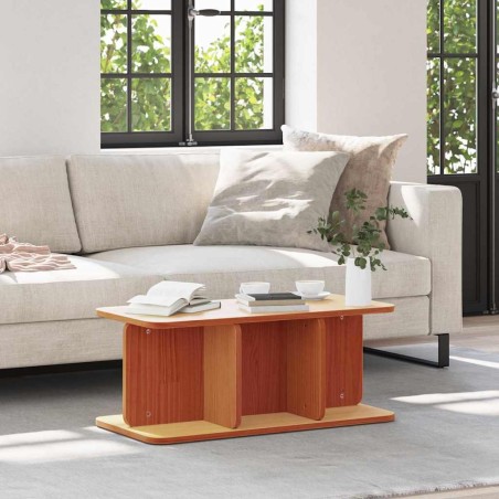 Table basse Brun cire 80 x 39,5 x 33,5 cm Bois massif en pin 582576582576
