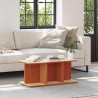 Table basse Brun cire 80 x 39,5 x 33,5 cm Bois massif en pin 582576582576