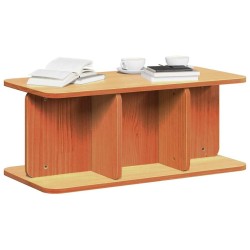 Table basse Brun cire 80 x 39,5 x 33,5 cm Bois massif en pin 582576582576