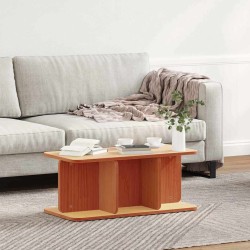 Table basse Brun cire 80 x 39,5 x 33,5 cm Bois massif en pin 582576582576
