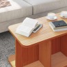 Table basse Brun cire 80 x 39,5 x 33,5 cm Bois massif en pin 582576582576