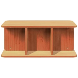 Table basse Brun cire 80 x 39,5 x 33,5 cm Bois massif en pin 582576582576