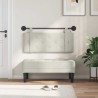 Tête de lit suspendue Avec lumière LED Crème Velours 582581582581