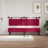 Tête de lit suspendue Avec lumière LED Bordeaux Velours 582587582587