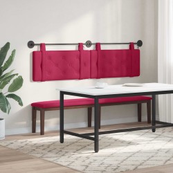 Tête de lit suspendue Avec lumière LED Bordeaux Velours 582589582589