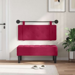Tête de lit suspendue Avec lumière LED Bordeaux Velours 582590582590