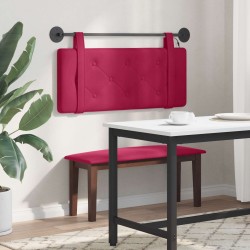 Tête de lit suspendue Avec lumière LED Bordeaux Velours 582590582590