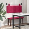 Tête de lit suspendue Avec lumière LED Bordeaux Velours 582590582590