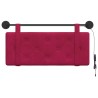 Tête de lit suspendue Avec lumière LED Bordeaux Velours 582590582590