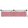 Tête de lit suspendue Avec lumière LED Rose Velours 582597582597