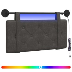 Tête de lit suspendue Avec lumière LED Noir PU antique 582599582599