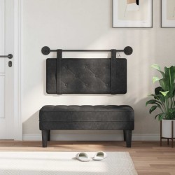 Tête de lit suspendue Avec lumière LED Noir PU antique 582599582599