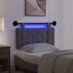 Tête de lit suspendue Avec lumière LED Noir PU antique 582599582599