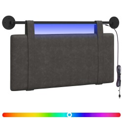 Tête de lit suspendue Avec lumière LED Noir PU antique 582600582600