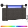 Tête de lit suspendue Avec lumière LED Noir PU antique 582600582600
