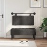 Tête de lit suspendue Avec lumière LED Noir PU antique 582600582600