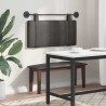 Tête de lit suspendue Avec lumière LED Noir PU antique 582600582600