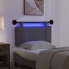 Tête de lit suspendue Avec lumière LED Noir PU antique 582600582600