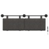 Tête de lit suspendue Avec lumière LED Noir PU antique 582601582601