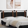 Tête de lit suspendue Avec lumière LED Noir PU antique 582602582602