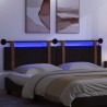 Tête de lit suspendue Avec lumière LED Noir PU antique 582602582602