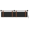 Tête de lit suspendue Avec lumière LED Noir PU antique 582602582602