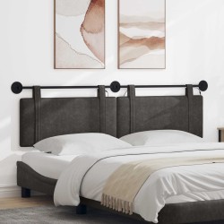 Tête de lit suspendue Avec lumière LED Noir PU antique 582603582603