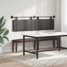 Tête de lit suspendue Avec lumière LED Noir PU antique 582603582603
