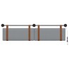 Tête de lit suspendue Avec lumière LED Gris clair PU antique 582607582607