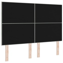 Tête de lit Gris clair 144 cm Velours 582612582612