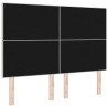 Tête de lit Gris clair 144 cm Velours 582612582612