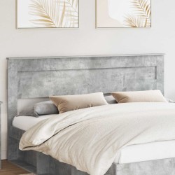 Tête de lit Gris béton Bois d'ingénierie 582613582613