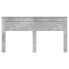 Tête de lit Gris béton Bois d'ingénierie 582613582613