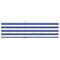 Coussin de chaise longue rayures bleues/blanches tissu oxford 582618582618