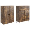 2 pcs Chêne fumé 582621582621