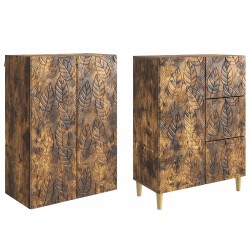 2 pcs Chêne fumé 582622582622